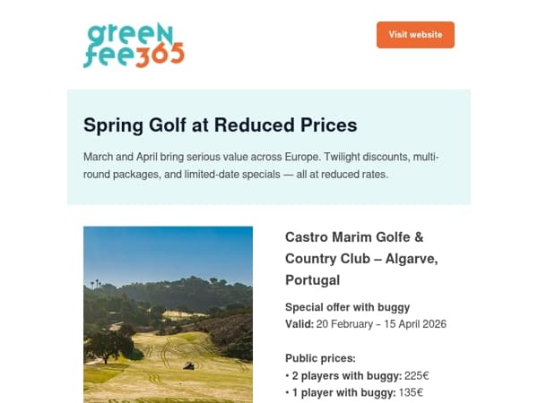 Reduced Prices – Limited Dates