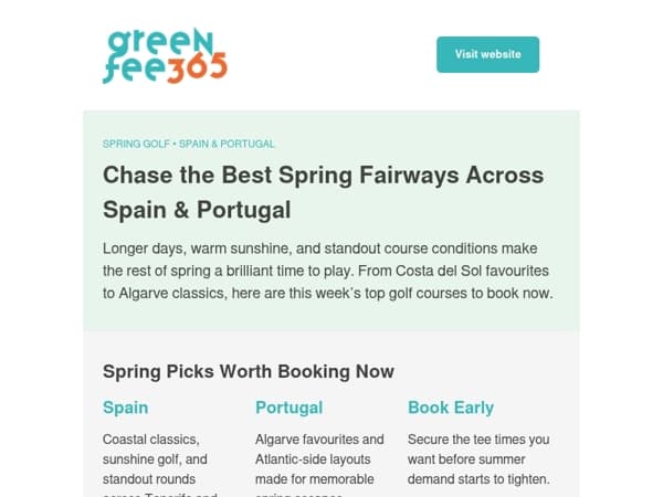 Skip the crowds. Steal these Spain & Portugal tee times instead.