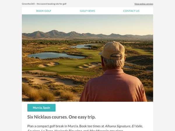 The Nicklaus Trail: fast, simple, sunny