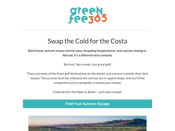 Swap the Cold for the Costa
