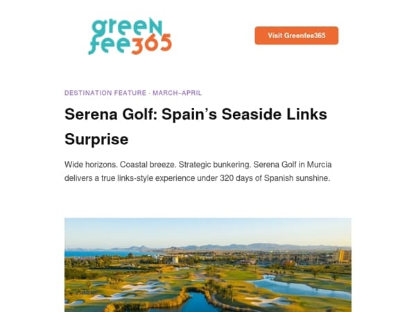 March–April at Serena: twilight golf