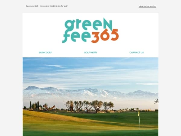 Why Morocco should be your next golf holiday!