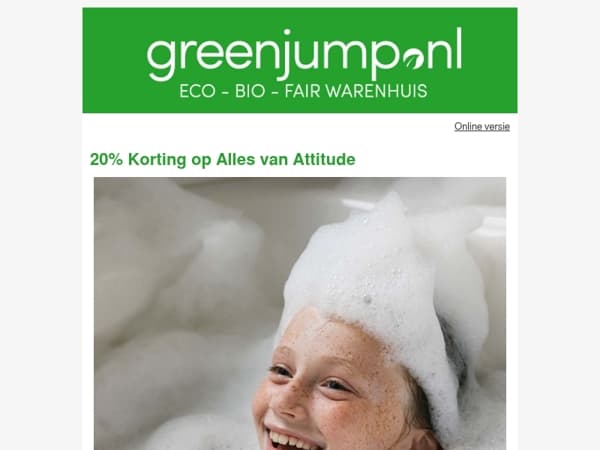 Alles van Attitude met 20% Korting