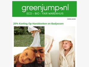 Green Jump Nieuws en 20% Korting