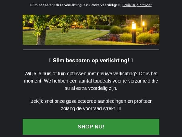 Slim besparen: deze verlichting is nu extra voordelig!✨