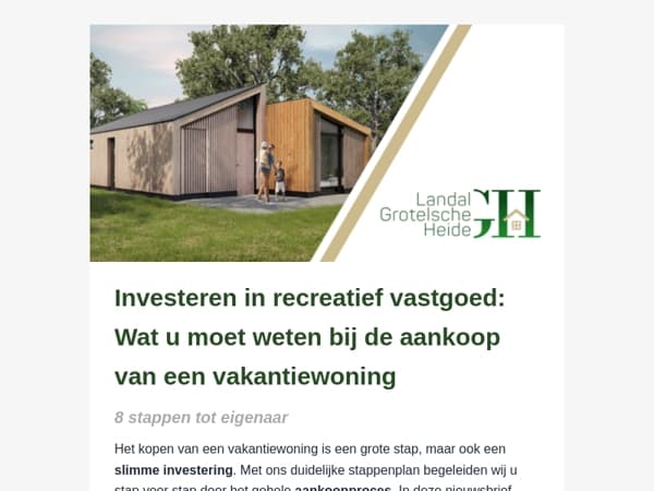 Stap voor stap naar uw ideale recreatiewoning in Noord-Brabant 🌿