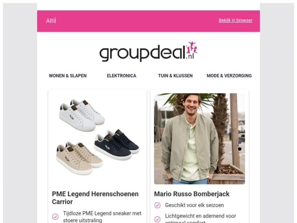 Bespaar op jouw favoriete mode-items 👕