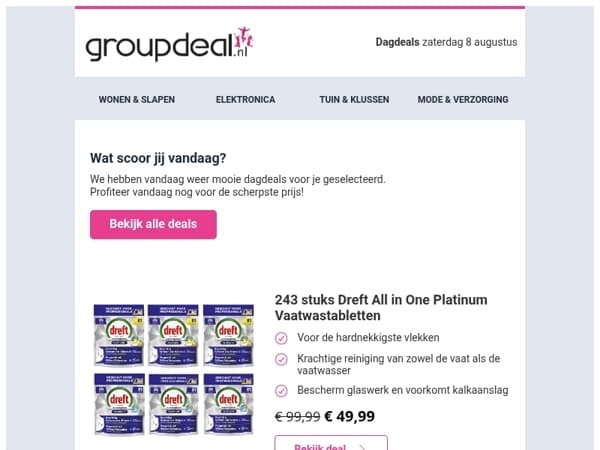 Vandaag: Dreft All in One en meer! 🧼