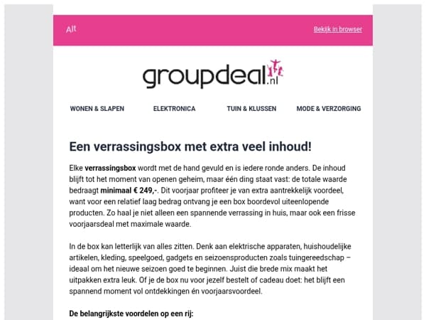 VOORJAARDEAL 🌸 Deze verrassing wil je niet missen