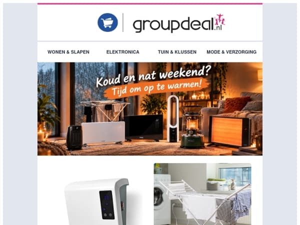 Koud en nat weekend? Maak het binnen lekker warm! 🔥