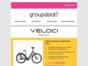 Veloci: Ontdek de nieuwe Solid en One online of op de E-bike Challenge 🚲