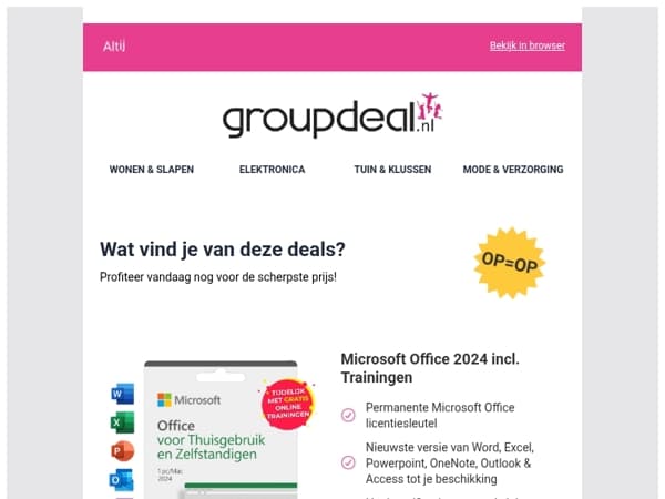 Deze aanbiedingen wil je niet missen