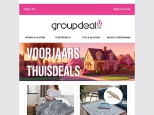 Voorjaars thuisdeals! 🌱