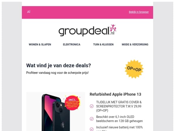 Pak deze deals voordat ze verdwijnen!