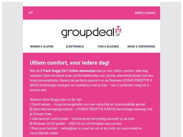 Sloggi 24/7 Cotton: jouw nieuwe daily basic voor ultiem comfort
