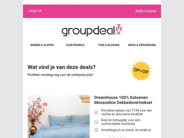 Iedere dag de beste aanbiedingen voor jou