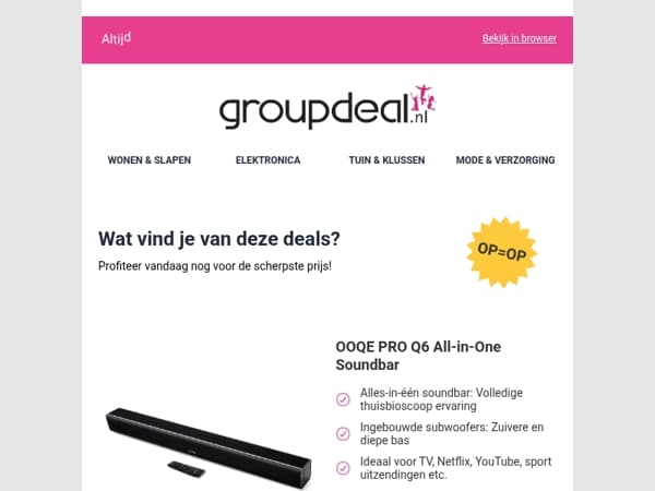 Deze aanbiedingen wil je niet missen