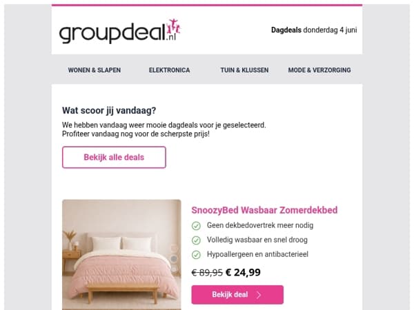 Pak deze deals voordat ze verdwijnen!