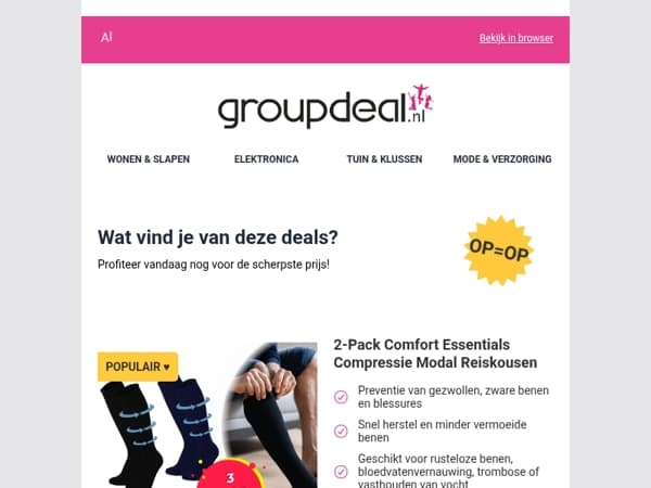 Iedere dag de beste aanbiedingen voor jou