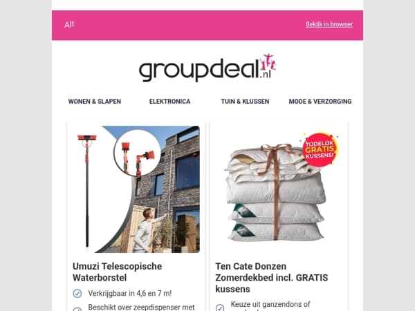 Bekijk de beste deals van deze week!