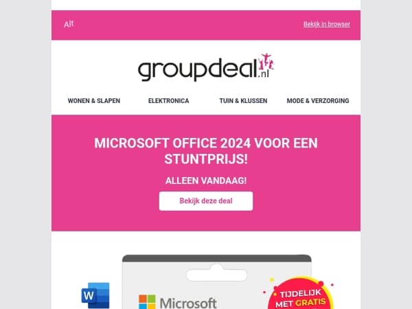 ALLEEN VANDAAG: Microsoft Office 2024 voor een STUNTPRIJS! 💻🔖