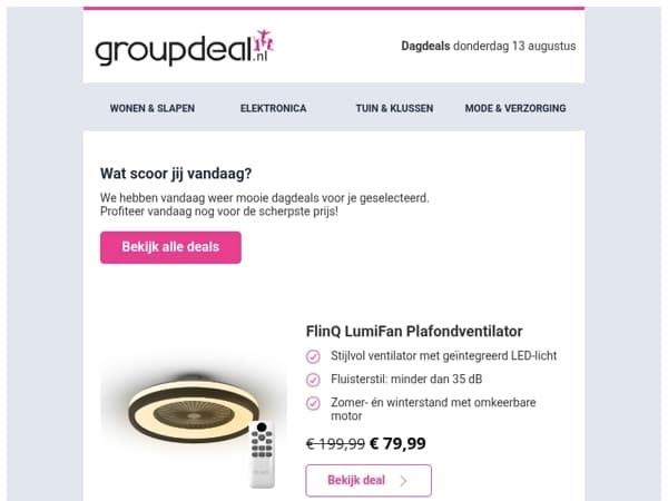 Koel de zomer door met de FlinQ LumiFan! 🌬️