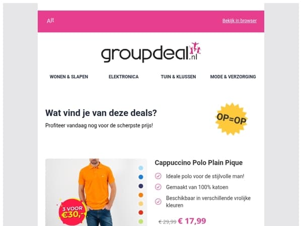 Pak deze deals voordat ze verdwijnen!
