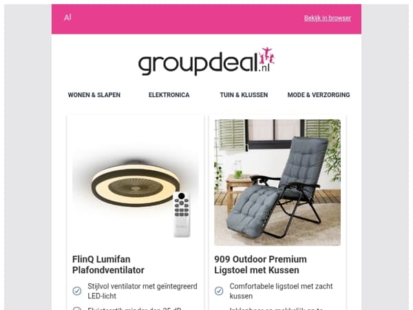 Bekijk de beste deals van deze week!