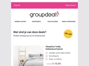 Iedere dag de beste aanbiedingen voor jou