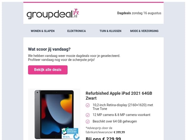 Vandaag: Refurbished Apple iPad 2021 en meer! 🍏