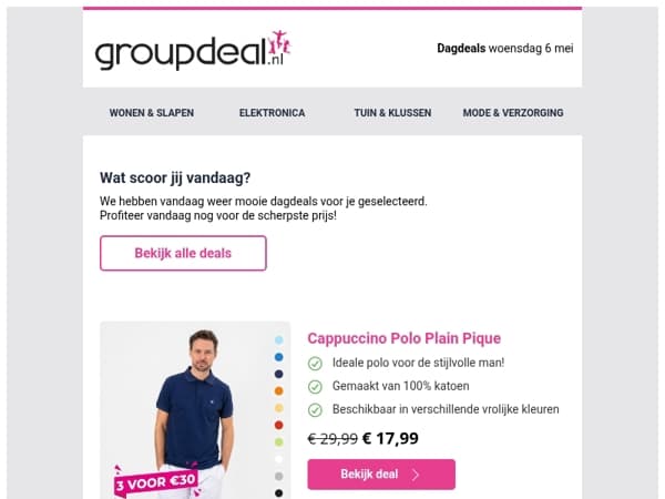 Iedere dag de beste aanbiedingen voor jou