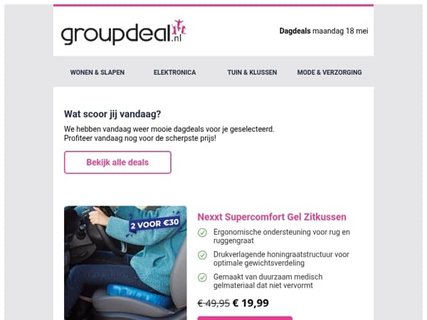 Klaar om te besparen? Bekijk snel de dagdeals