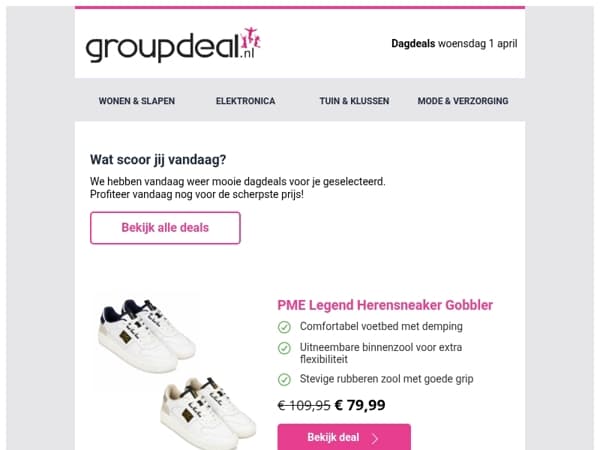 Iedere dag de beste aanbiedingen voor jou