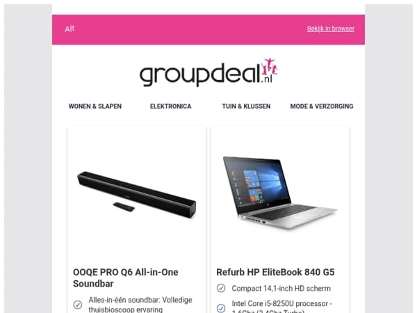 Bekijk de beste deals van deze week!