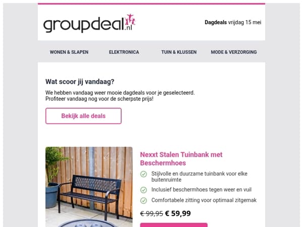 Korting, korting en nog eens korting!