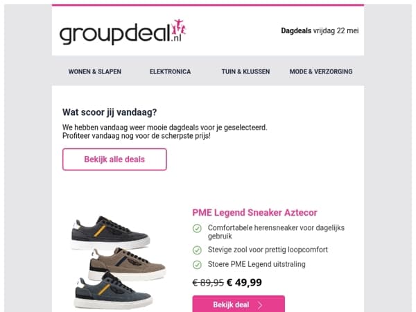 Korting, korting en nog eens korting!