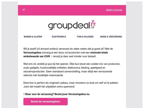 Durf jij 'm te openen? Ontdek onze verrassingsbox! 🎁