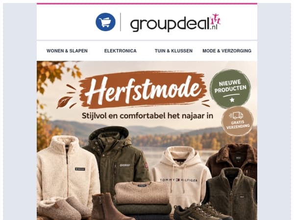 Nieuwe herfstmode met gratis verzending! 🍂