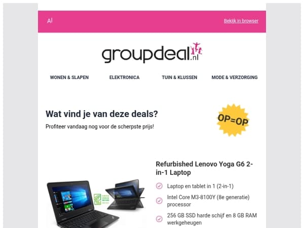 Deze aanbiedingen wil je niet missen