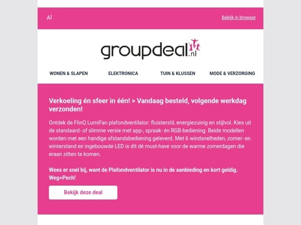 🥵 LumiFan Plafondventilator met Verlichting van FlinQ ❄️