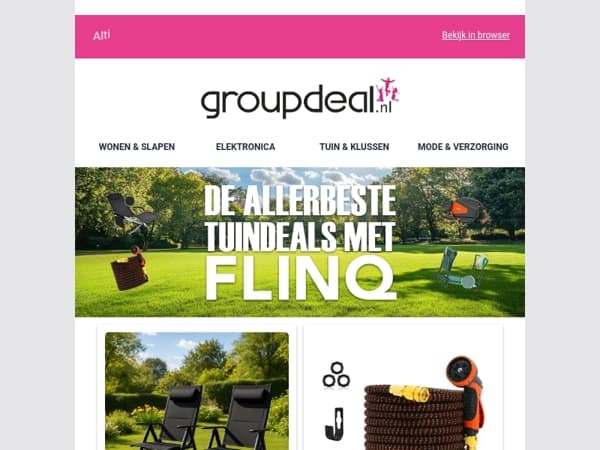 De allerbeste tuindeals met FlinQ! 🏡