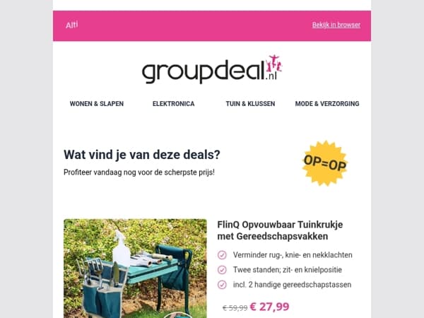 Iedere dag de beste aanbiedingen voor jou