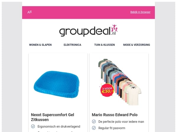 Bekijk de beste deals van deze week!