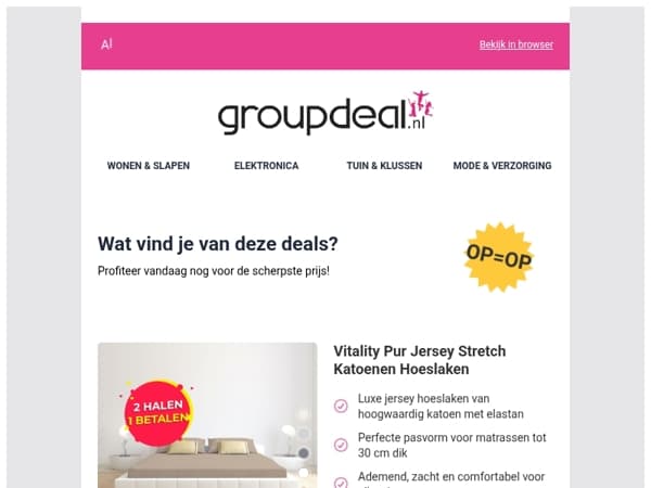 Deze aanbiedingen wil je niet missen