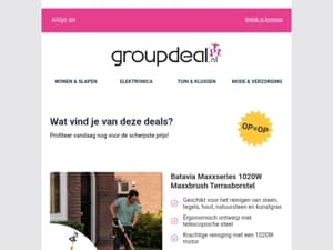 Iedere dag de beste aanbiedingen voor jou