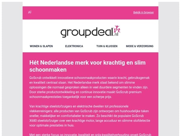 Nieuw in ons assortiment: Vesto & GoScrub