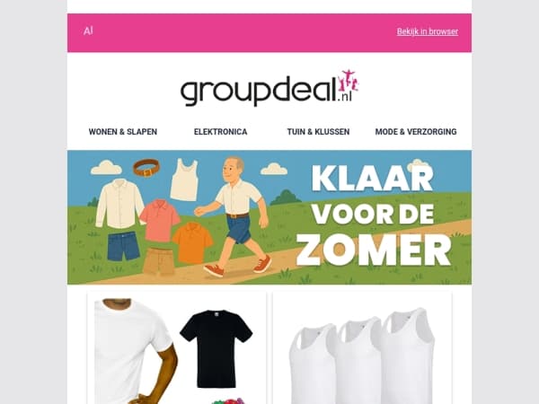 De beste modedeals voor deze zomer! ☀️👕