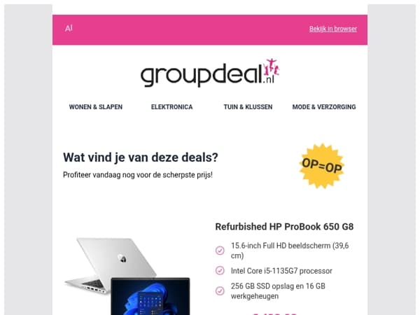 Deze aanbiedingen wil je niet missen