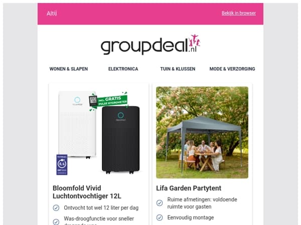 Bekijk de beste deals van deze week!
