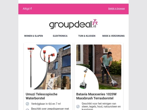 Bekijk de beste deals van deze week!